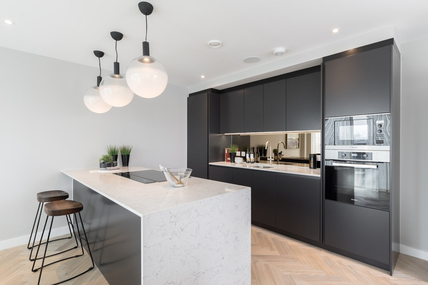 White Arabesque by Silestone available at Aqua Kitchen