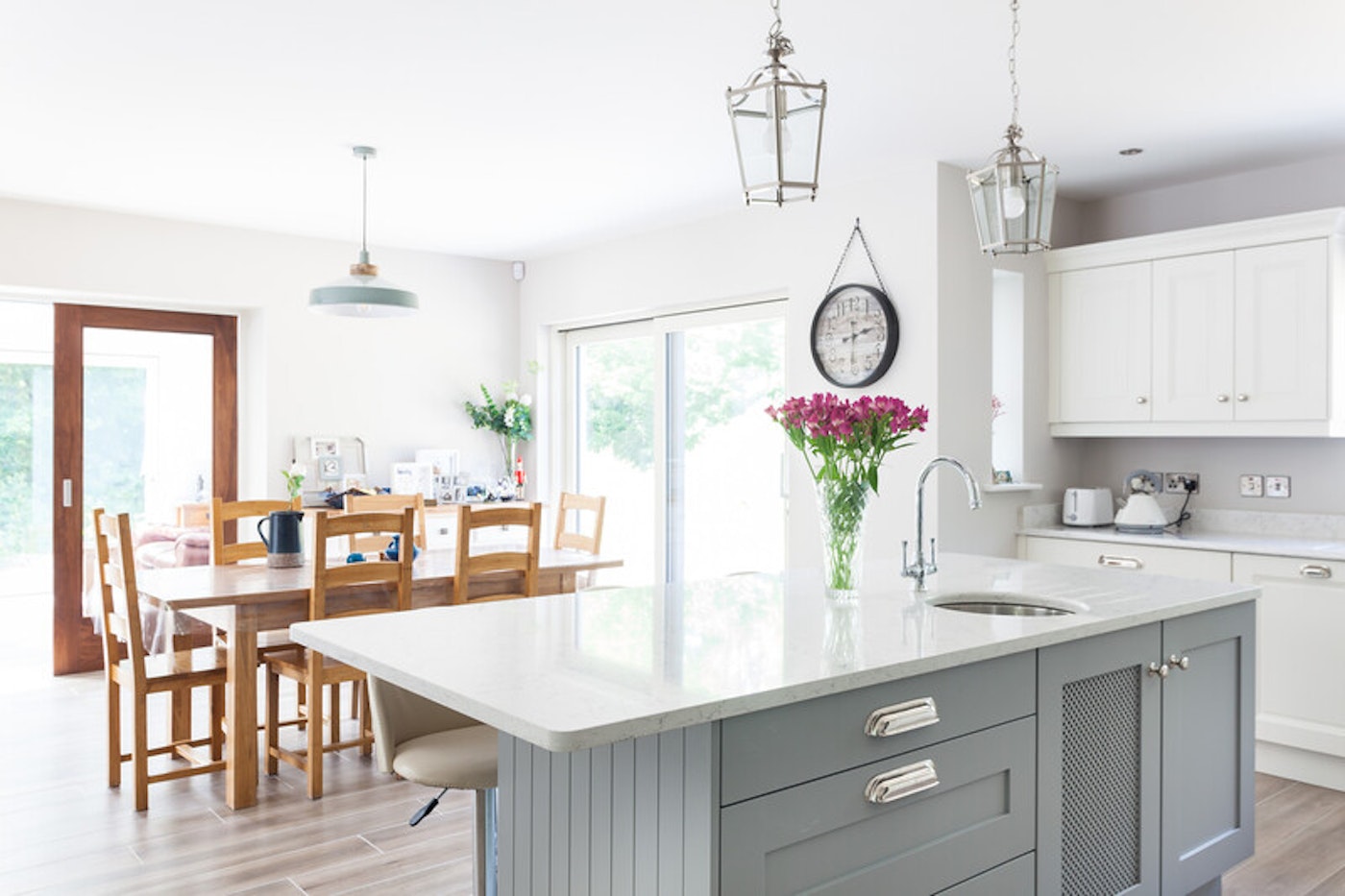White Arabesque by Silestone available at Aqua Kitchen