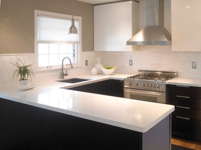 White Cliff® Quartz Sample by Cambria available at Aqua Kitchen