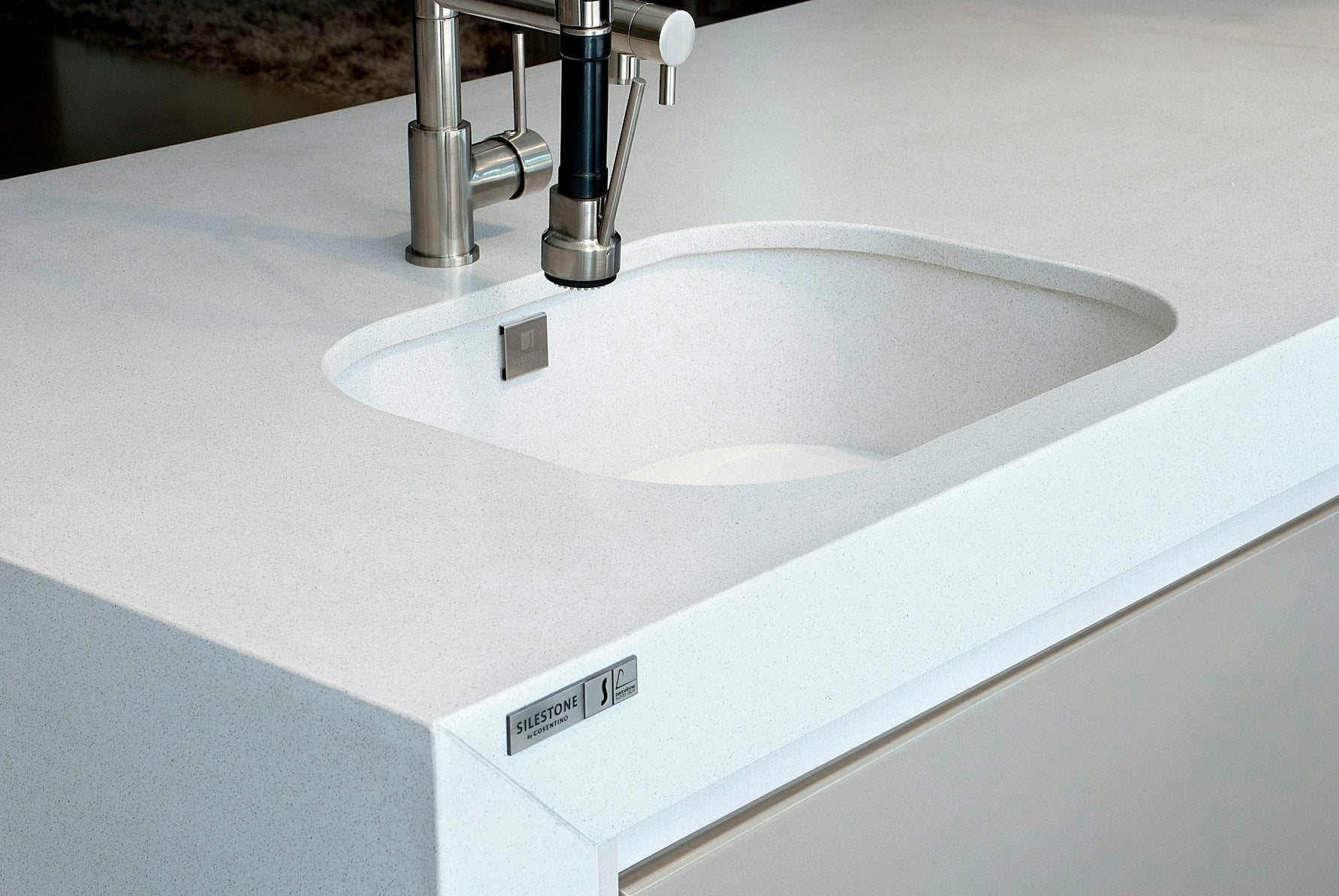 White Storm14 by Silestone available at Aqua Kitchen