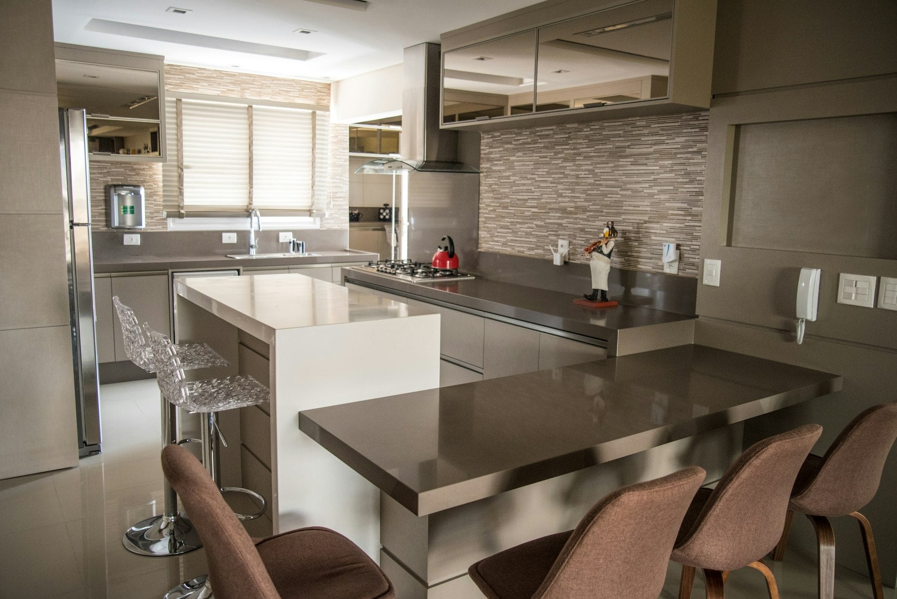 White Zeus by Silestone available at Aqua Kitchen