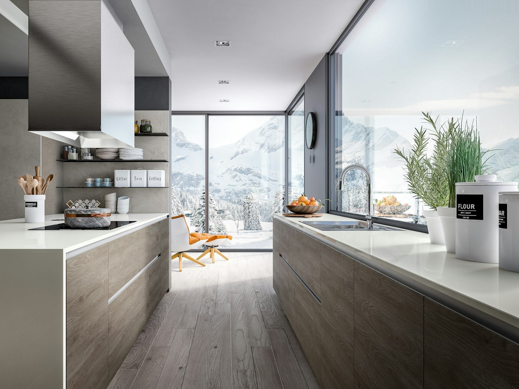 White Zeus by Silestone available at Aqua Kitchen
