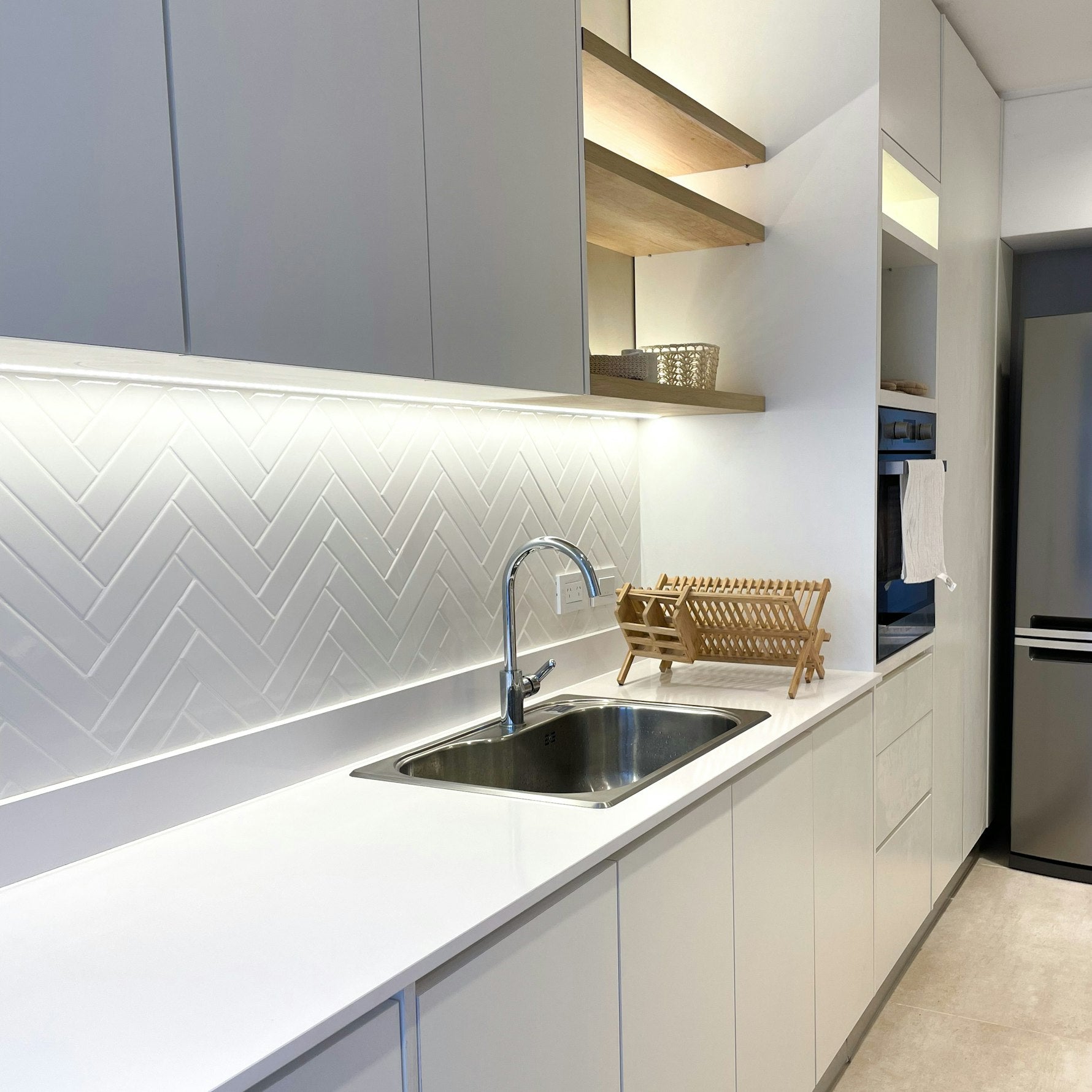 White Zeus by Silestone available at Aqua Kitchen