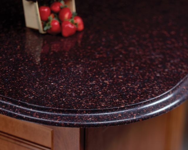 Wilshire Red™ Quartz Sample by Cambria available at Aqua Kitchen