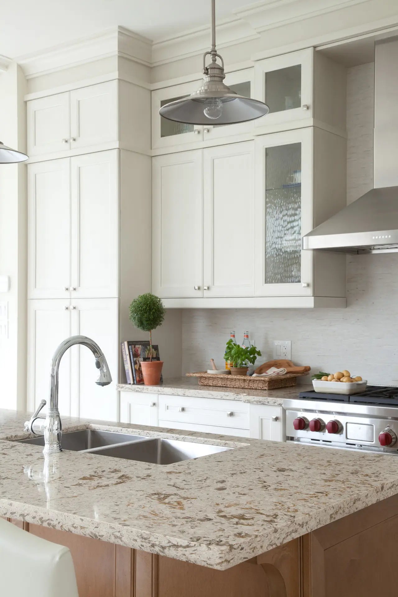Windermere™ Quartz Sample by Cambria available at Aqua Kitchen