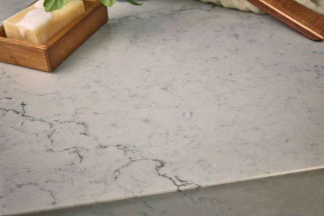 Windrush™ Quartz Sample by Cambria available at Aqua Kitchen