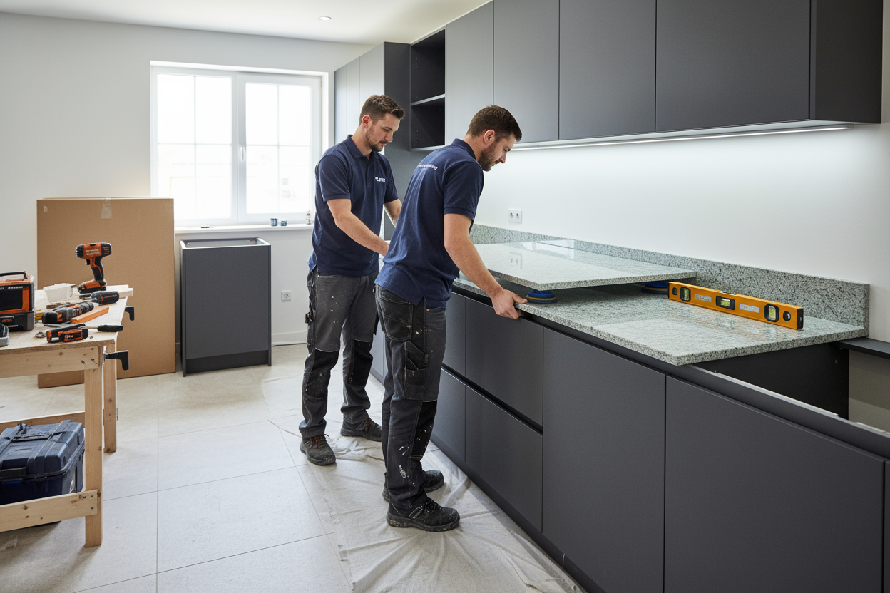 Kitchen Cabinet & Countertops Professional Installation